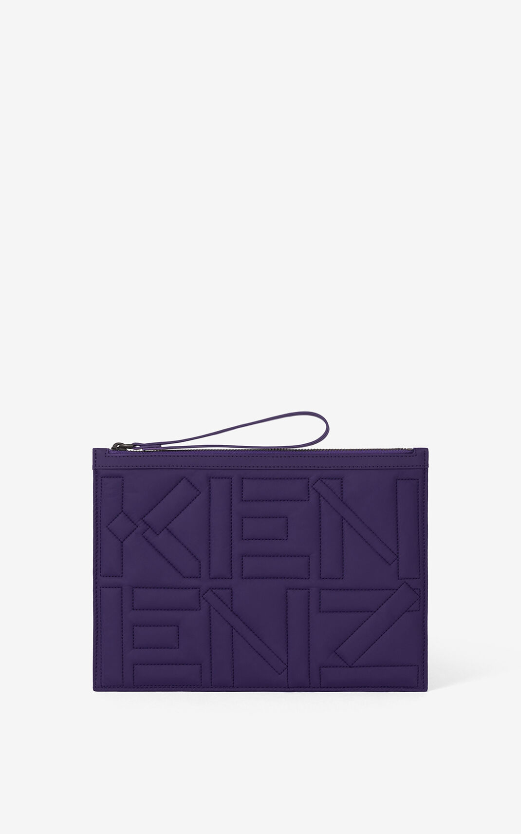 Kenzo Arctic nylon Clutch Çanta Bayan Mor | 2436-QEFMO